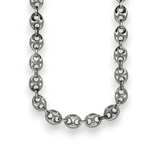 Puffed Mariner Anchor Chain - 925 Silver