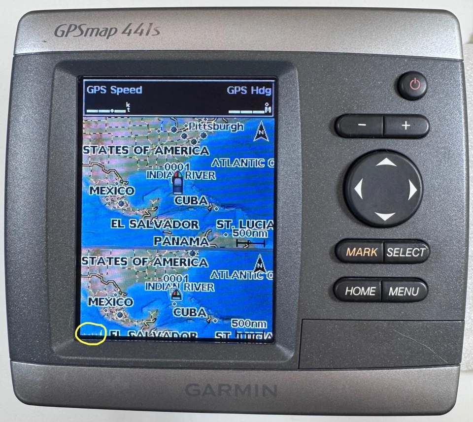 GARMIN GPSmap 441s ChartPlotter GPS Navigation, Sonar Sounder FishFinder  *NICE* - Image 4 of 4