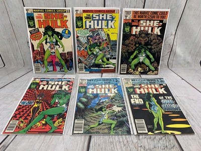 Savage She-Hulk Lot #1 2 8 15 24 25 First Appearance Marvel Comics 1980 FN/VF