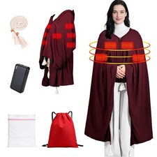 Wearable Heated Blanket Shawl 71"  43", Includes 1  20000mAh 22.2W Power Ban...