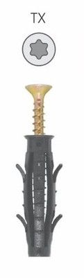 5902288502502 KOŁEK ROZPOROWY Z GNIAZDEM TORX TX10 6/3.5*50MM UN