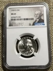 1959-D MS65 25C Washington Quarter 90% Silver - NGC Sealed Slab Mint State MS 65