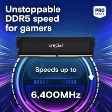 Crucial Pro RAM DDR5 32GB Kit (2x16GB) 6000MHz CL36 