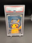 2023 Pokemon Black Star Promo #085 Pikachu Van Gogh Grey Felt Hat - PSA 9 MINT
