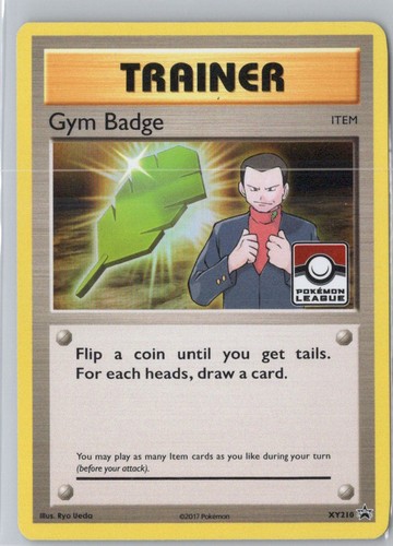 Gym Badge (Giovanni) XY210 Promo XY Promos EN Near Mint Holofoil