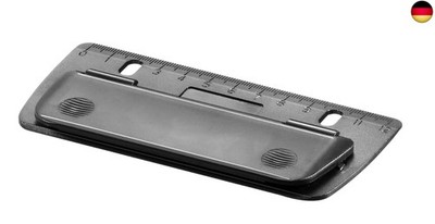 Herlitz Taschenlocher / Mini Locher / abheftbar / Farbe: schwarz