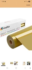 HTVRONT Heat Transfer Vinyl Roll Iron on HTV 12"x50ft