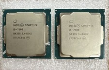 lot of 2 Intel Core i5-7500 SR335 4-Core CPU Processor, 3.40GHz, 6M Cache Bin8