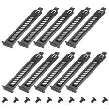 PCI Slot Cover Dust Filter, 10 Pcs Blanking Plate Expansion Blank Plate Black