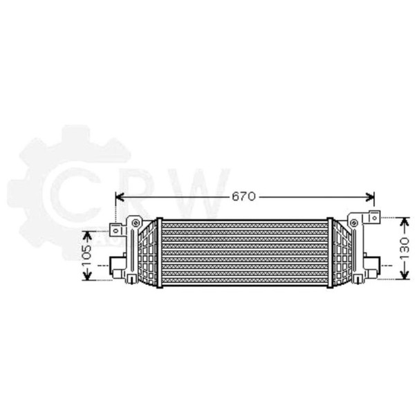 LadeluftküHler Aluminium FüR Ford Fiesta V Jh_ Jd_ 1.4 Tdci 1.6 Fusion Ju_-image