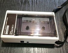 1980's Crown Japan CH-1 Cassette Player White Tested