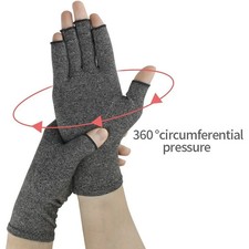 Arthritis Compression Gloves  Open Finger Gloves for Wrist Support, Relief Pain