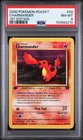 2000 POKEMON ROCKET 1ST EDITION #50 CHARMANDER PSA 8