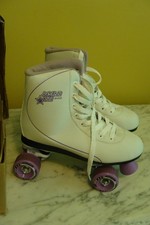 Roller Derby Roller Star 600 Women's Size 8 White Purple