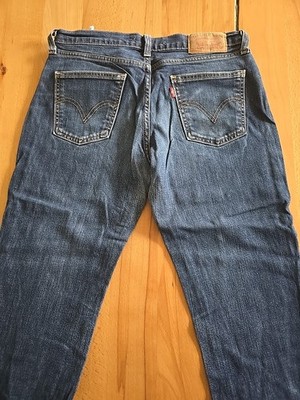 Nr.478 Levis 10528 Straight W31 L34 Dunkelblau 2% Elastan Reißverschluss