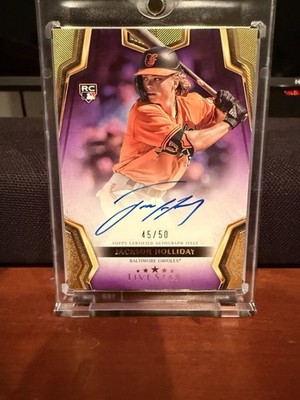 2024 Topps Five Star Autographs Jackson Holliday #FSA-JH Purple /50 (AU, RC)