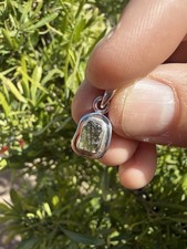 Moldavite Tektite Pendant, Czech Republic, Authentic Moldavite, 1.67g