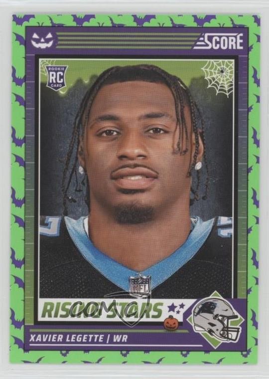2024 Panini Score-A-Treat Rising Stars Green Bats Xavier Legette Rookie RC 1h63