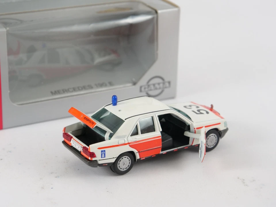 Gama Mini 1/43 Mercedes 190 E Rukspolitie #53 - Immagine 4 di 4