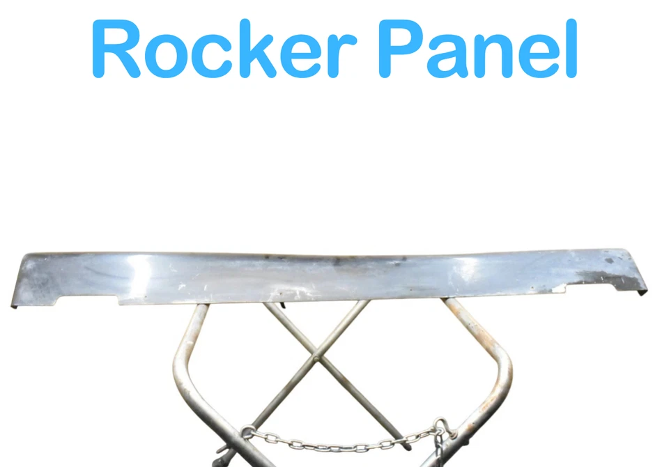 97-00 Jaguar XK8 XKR X100 Right Passenger Side Skirt Rocker Panel Black OEM - Image 3 of 4