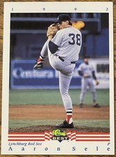 Aaron Sele 1992 Classic Best Rookie Card #175 Boston Red Sox RC Free Shipping