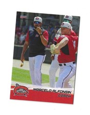 Tarjeta de cerveceros de ligas menores Carolina Mudcats Marcelo Alfonsín 2024