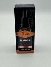 King C. Gillette Beard Oil Bourbon Cedar wood...