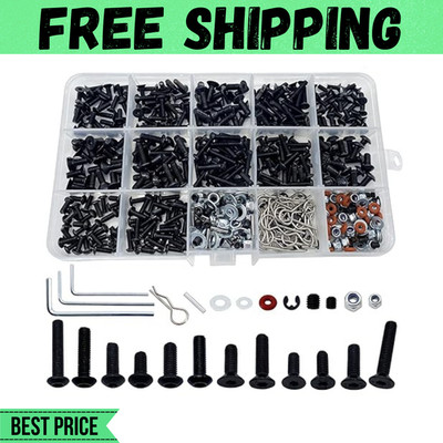520Pcs Universal RC Screw Kit Screws Assortment Set for Traxxas
