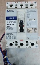 ALLEN BRADLEY 140U-16C3-C40M 40 AMP CIRCUIT BREAKER 3 POLE 600 VAC 250 VDC 100KA