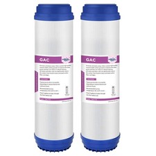 2 Pack 10"x2.5" Granular Activated Carbon Water Filter Whole House Replacement