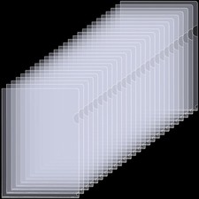 24 Pack Plastic File Folder, Clear Document Folders, Letter Size Project Pockets