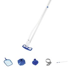 Image of Bestway Pool Cleaning Kit Vacuum with Skimmer Net AquaClean Flowclear vidaXL