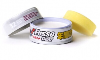 SOFT99 Fusso Coat 12M für helle Lacke - Neue Version Wachs Lackversiegelung 200g