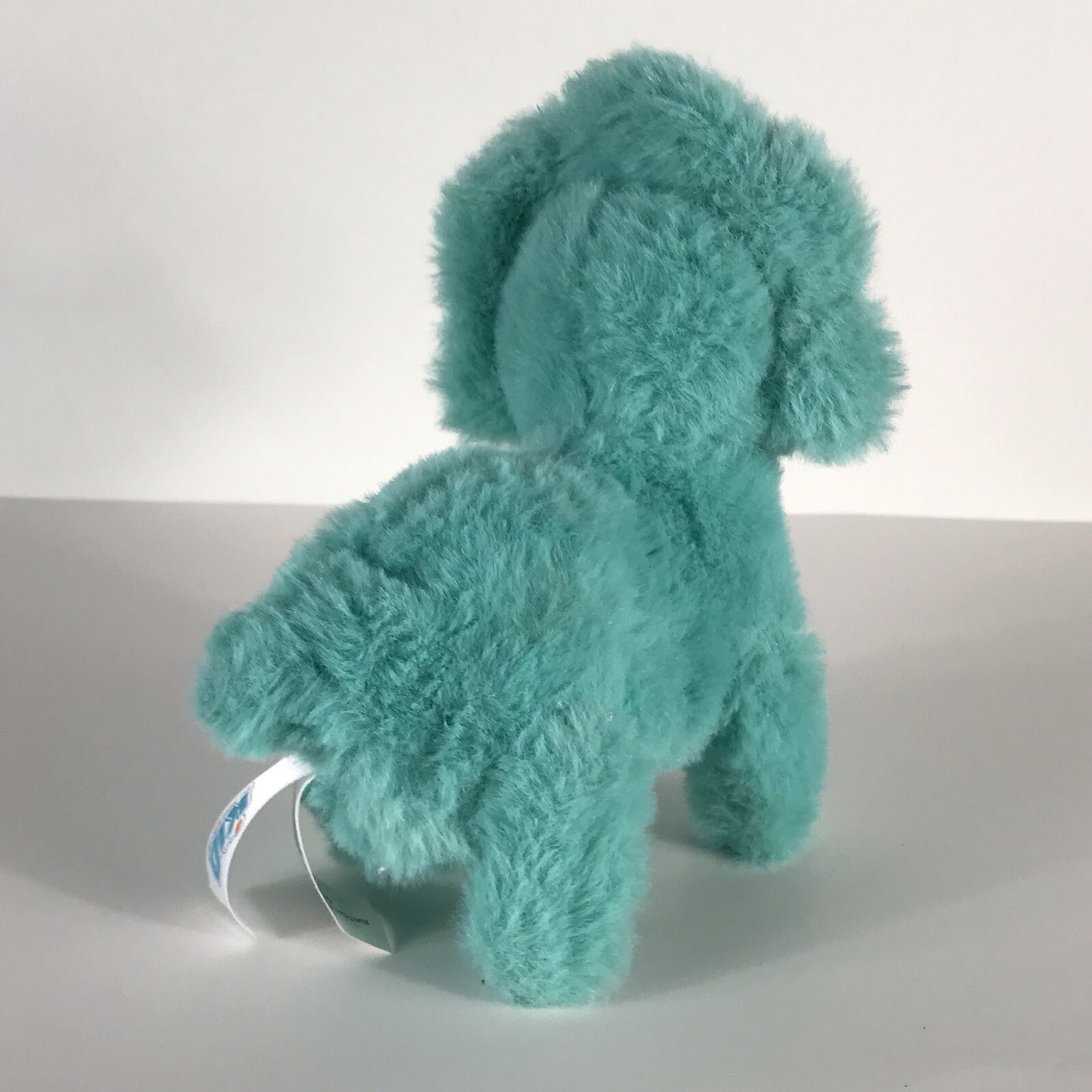 KID CONNECTION TEAL ORANGE WALKING ROARING DINOSAUR PLUSH STUFFED TOY