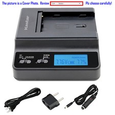 Kastar Battery Multifunction Charger for NP-F970 CCD-TRV48 CCD-TRV49 CCD-TRV51