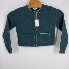 NWT Sundance Catalog Dark Green Sloane Cardigan Size PS 168