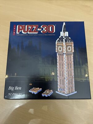 New PUZZ-3D MINI Puzzle BIG BEN Three Dimensional Jigsaw