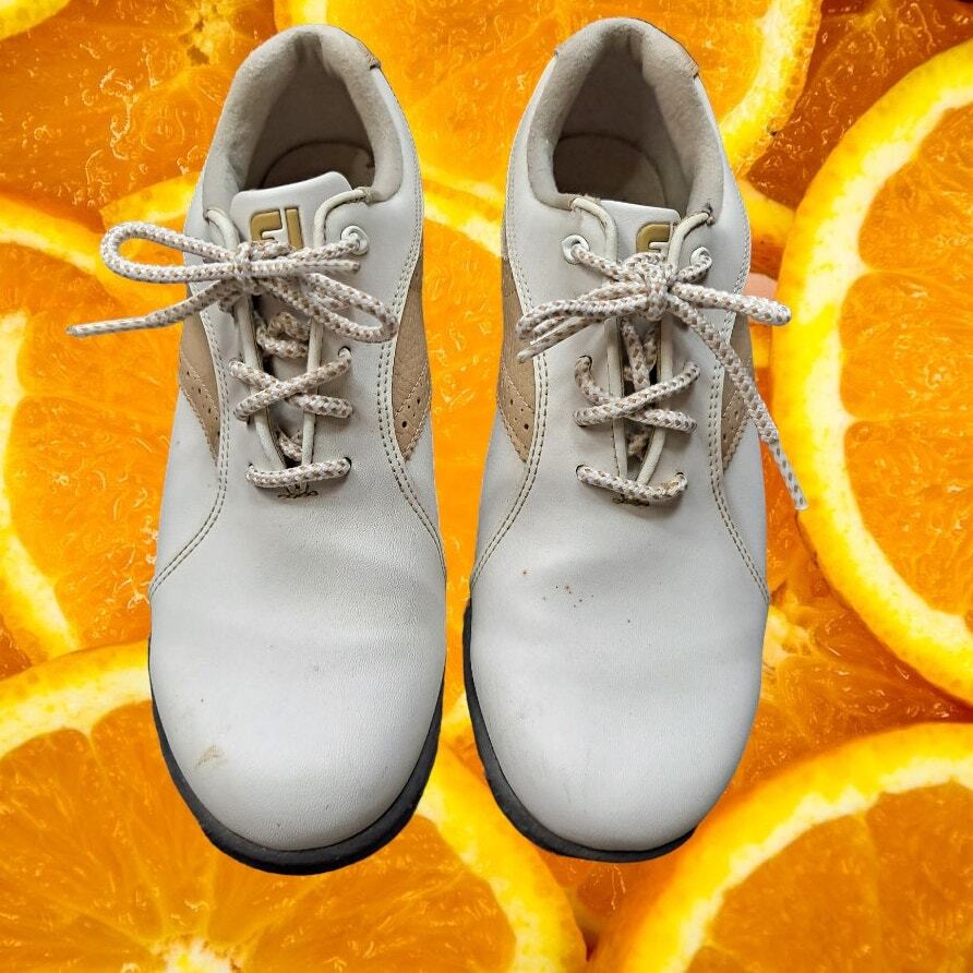FootJoy FJ White and Tan Saddle Shoe Cleats Size 7 | eBay