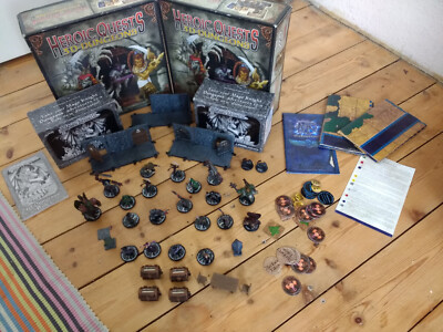2 x Heroic Quests 3D-Dungeons Set -RARITÄT- Wizkids Fanpro Mage Knight Tabletop
