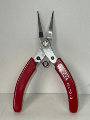 NOS General Tools Japan 5-1/8'' Stainless Steel SMOOTH Jaw Needle Nose Pliers