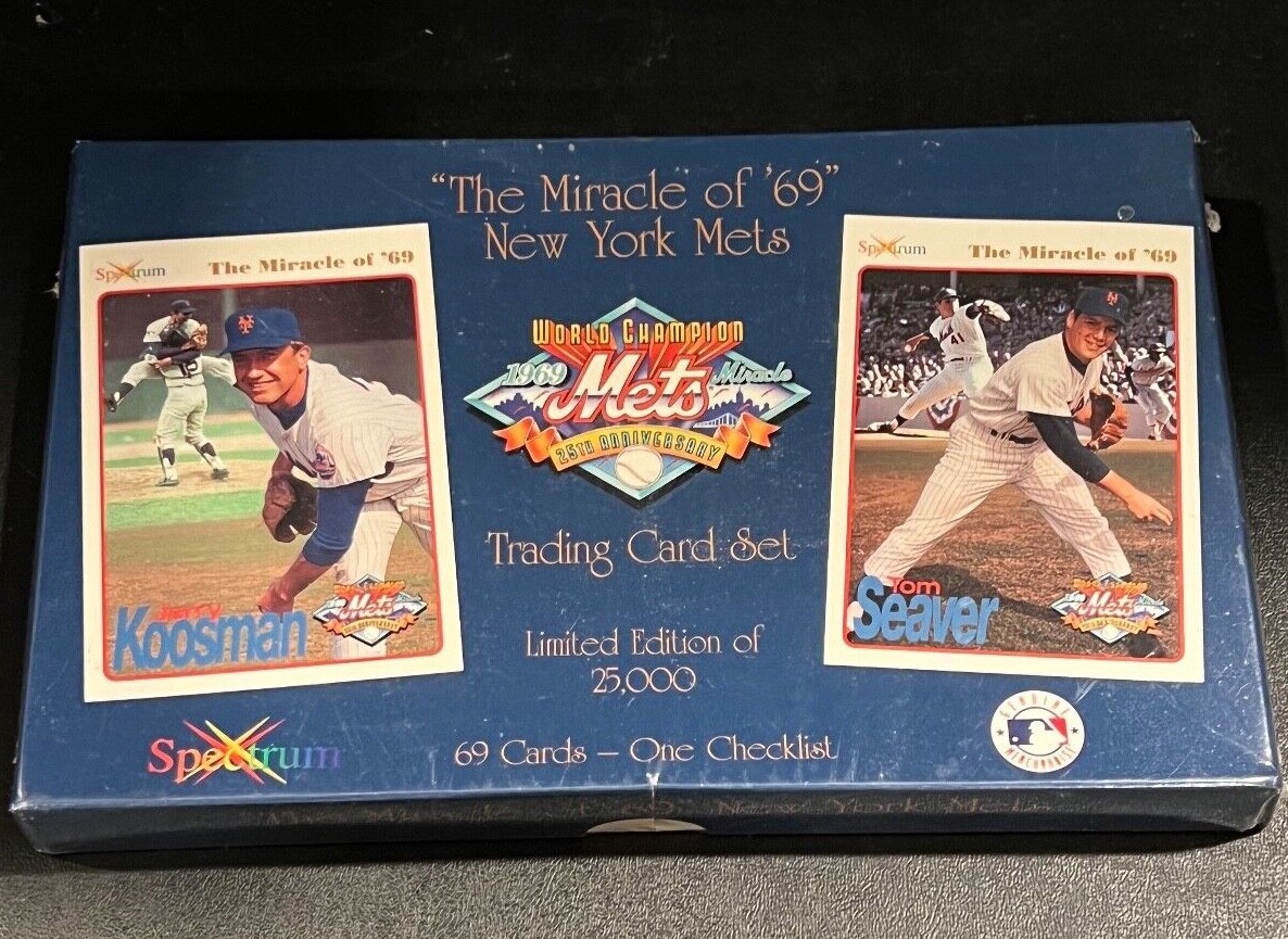 The Miracle of 69 New York Mets Spectrum Trading Card Set Factory
