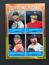 2024 Topps Heritage High Number Chrome #619 Rookie Pitchers Astros 567/699
