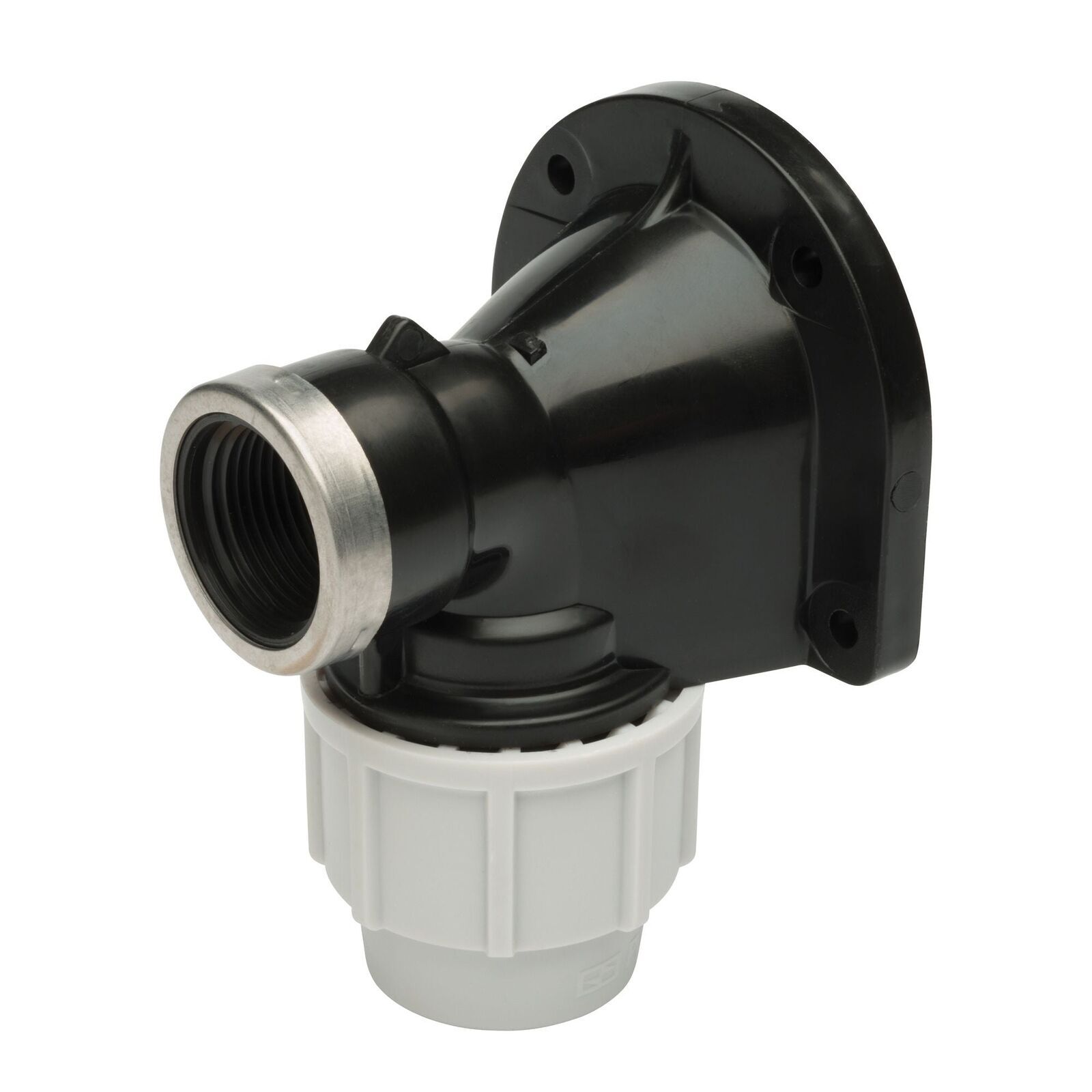 Plasson Plastic Wall Plate Elbow 20mm x 1/2"" 7750 (PL077500020005)