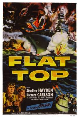 Flat Top Poster Bottom Sterling Hayden Richard OLD MOVIE PHOTO