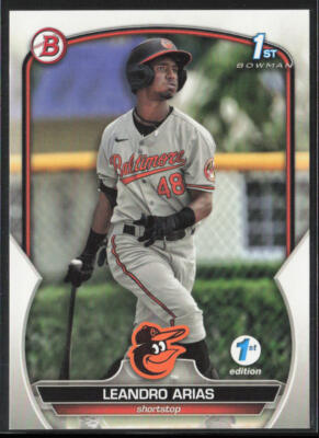 2023 Bowman 1st Edition Leandro Arias BPPF-84 1st | Baltimore Orioles