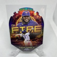 Vladimir Guerrero Jr On Fire Die-Cut Insert - 2022 Topps Fire Baseball #EF-6