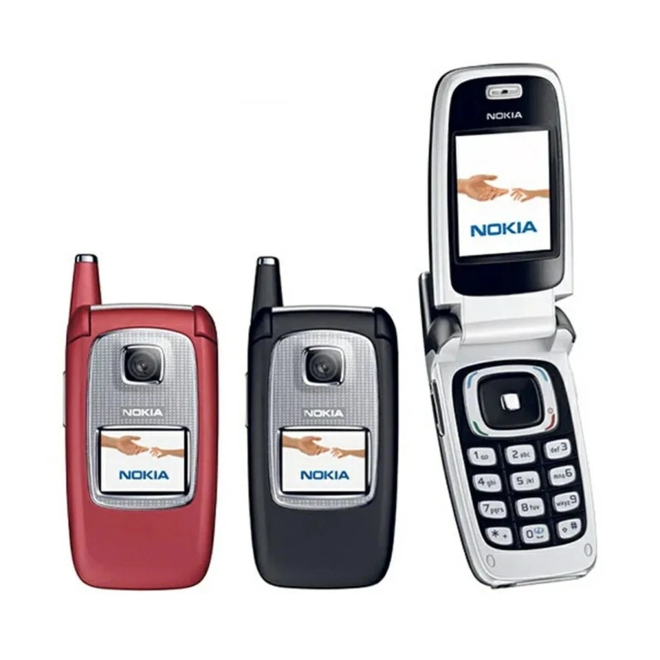 Original Nokia 6103 Unlocked Bluetooth FM Radio MP3 CAMERA Fold Cell Phone - Image 2 of 4