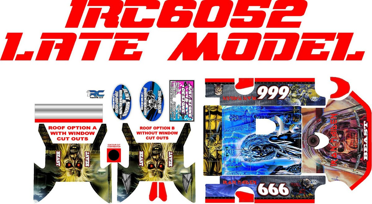 1RC LATE MODEL 1RC6052 WRAP IRON MAIDEN EDDY THEME