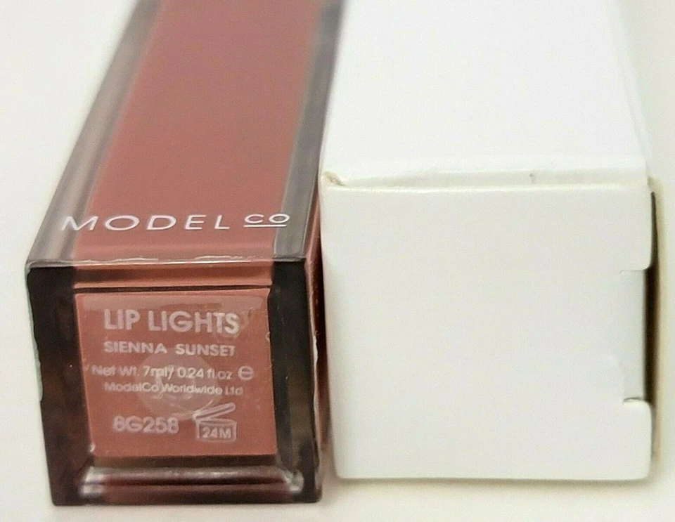 Model Co Lip Lights Ultra Shine gloss  with mirror 0.24 oz SIENNA SUNSET - Image 3 of 3