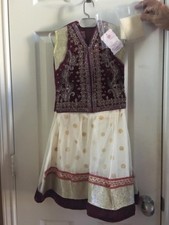 Indian Pakistani Girls Kids Lengha Suit Party Wear